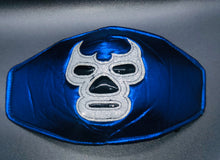 Load image into Gallery viewer, Blue Demon Luchador Face Mask
